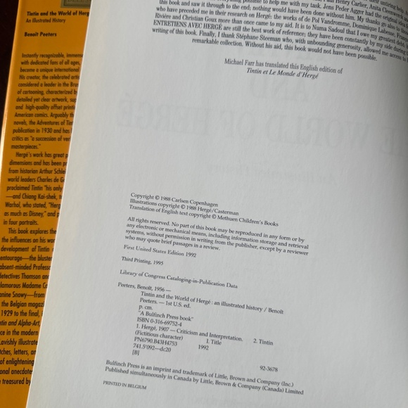 Tintin and the World of Herge an illustrated history hardcover - Picture 2 of 4